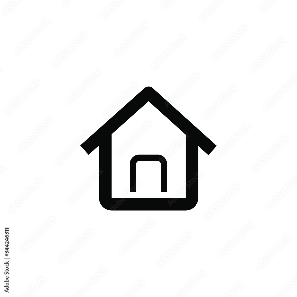 Home page isolated minimal single flat linear icon in color. Line vector icon for websites and mobile minimalistic flat design. Home page isolated minimal single flat linear icon in color. Line vector icon for websites and mobile minimalistic flat design.