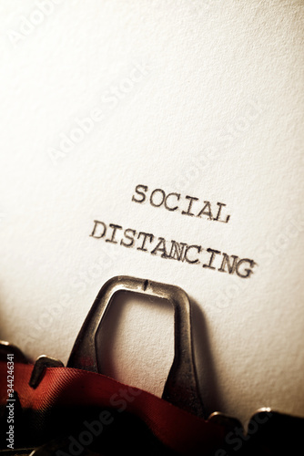 Social distancing text