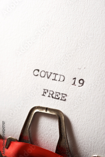 Covid 19 free text