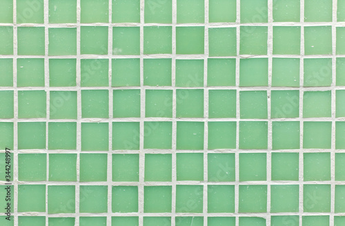 green grid background