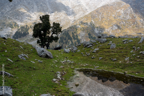 Himalayan Indian landscape view  photo