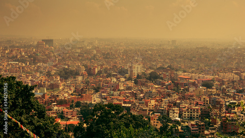 Dusty slums of Kathmandu, Nepal