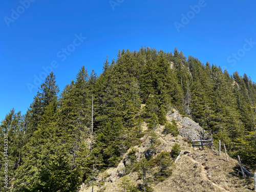 Alpine mountain hill Studberg over the Eigental valley, Eigenthal - Canton of Lucerne, Switzerland (Kanton Luzern, Schweiz) photo