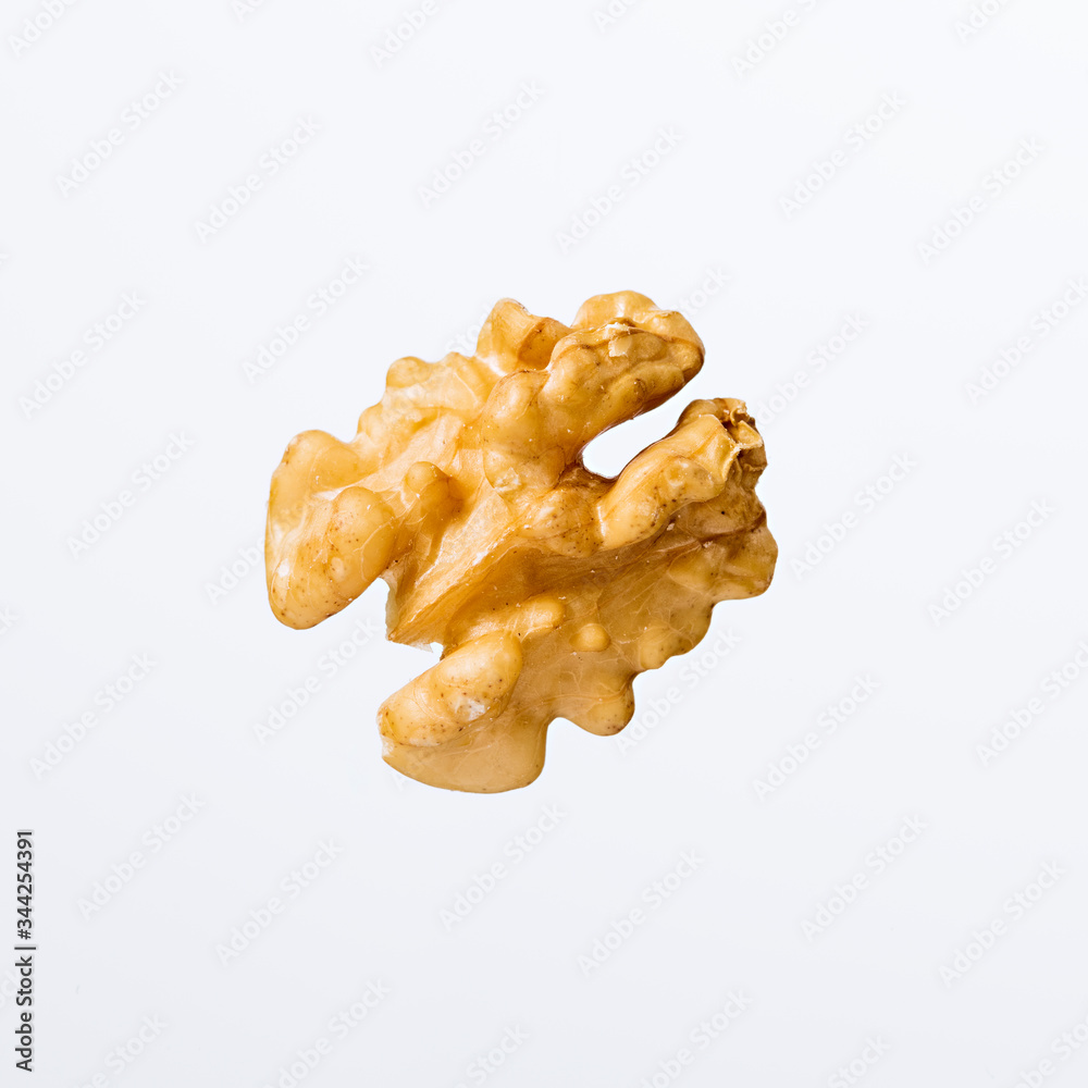 nut on white background nut on white background