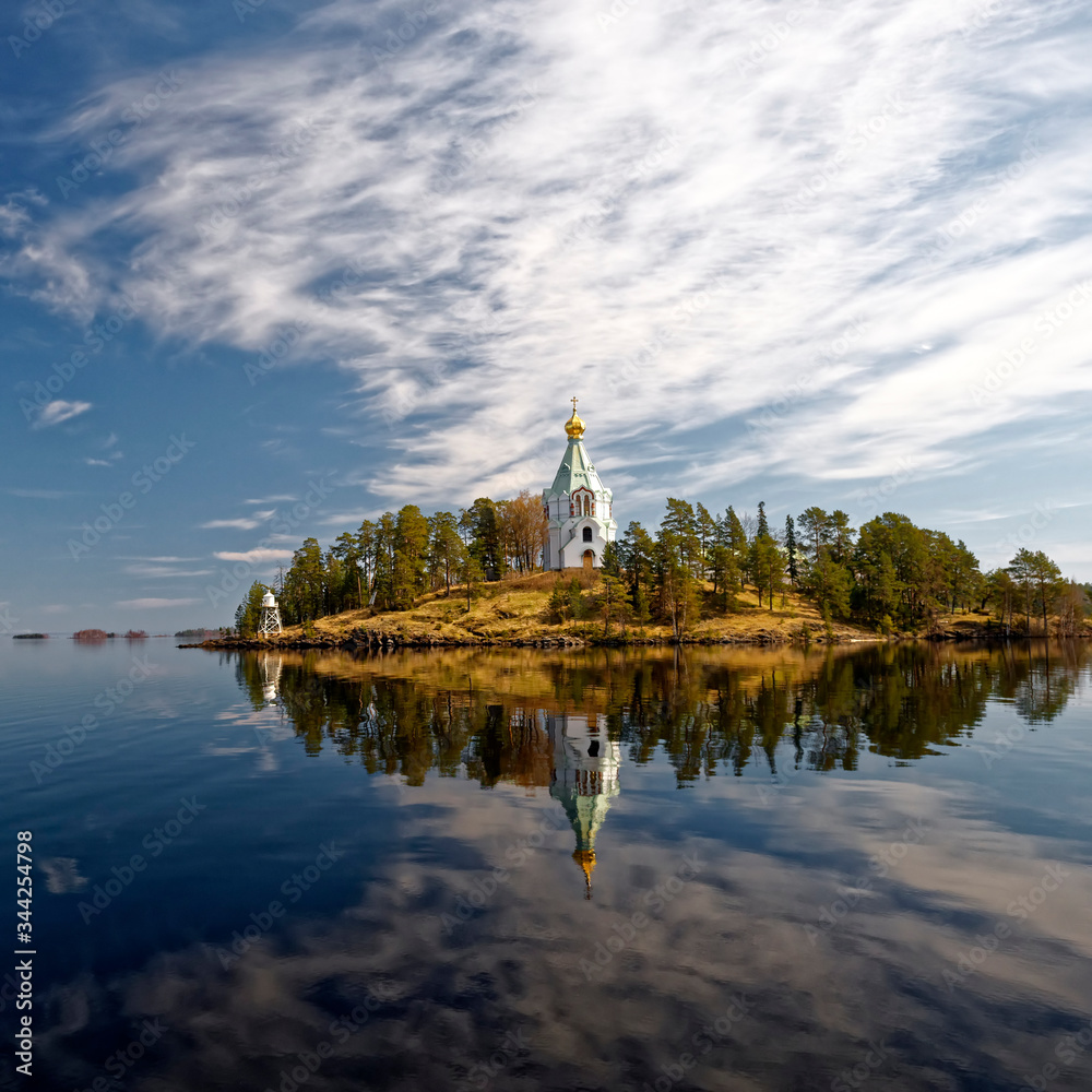 Valaam Monastery. Traveling in Russia. Karelia