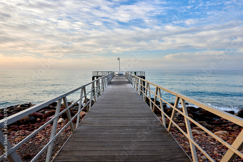 Bridge over the sea