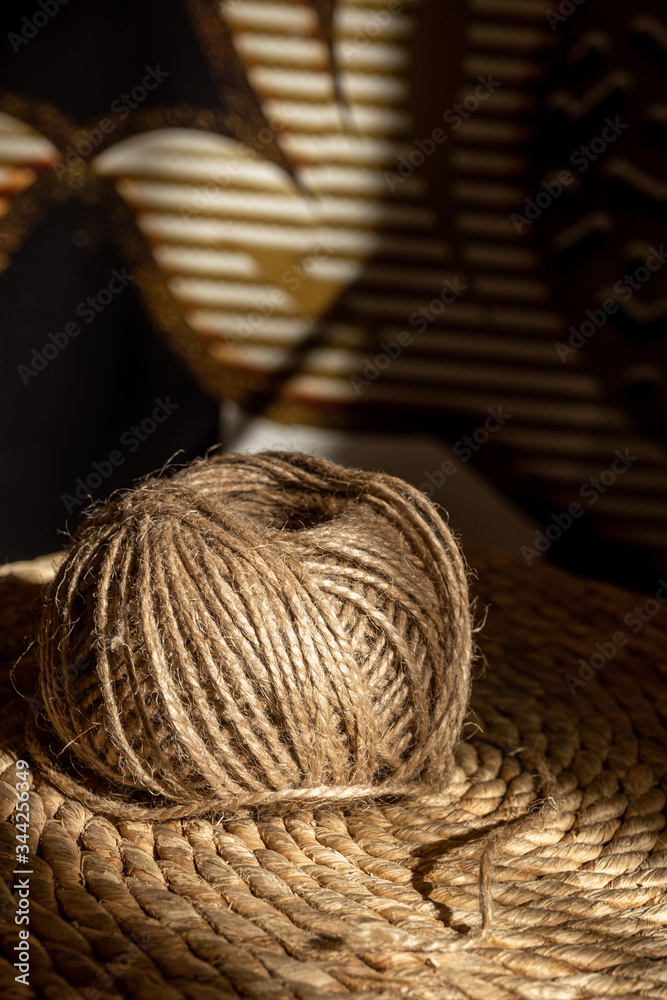 twine rope flax needlework
