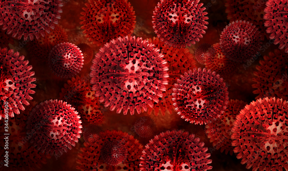 corona covid-19 flu virus cells