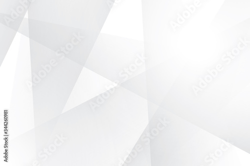 Abstract geometric white and gray color background. Vector, illustration.