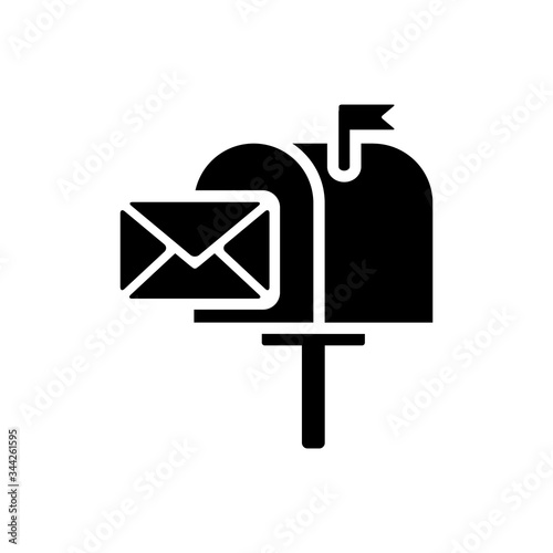 mail box icon vector template