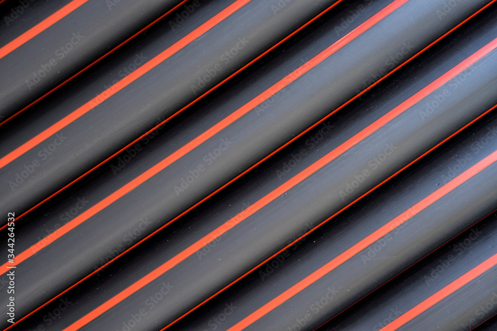 Obraz premium red and black striped background