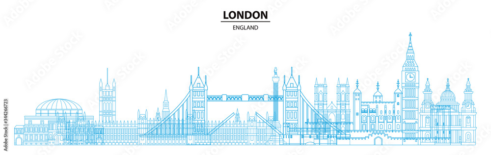 London skyline vector 21