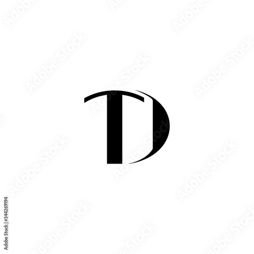 Free Download TD DT Letter Logo Design Template - GFXLoad