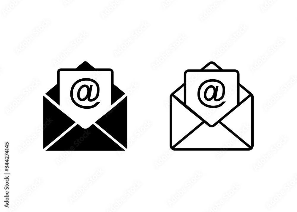 Mail Icon, Envelope Icon Vector