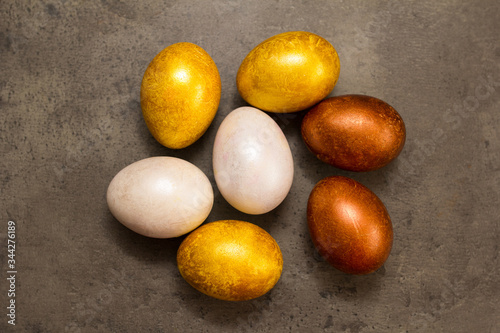 golden easter eggs