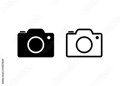 camera icon, camera sign and symbol vector Design