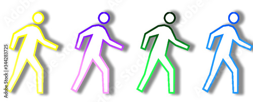 persone camminare 