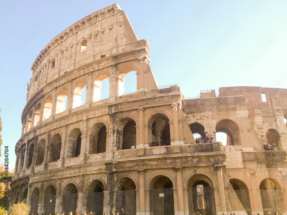 The Colosseum or Coliseum  in Rome