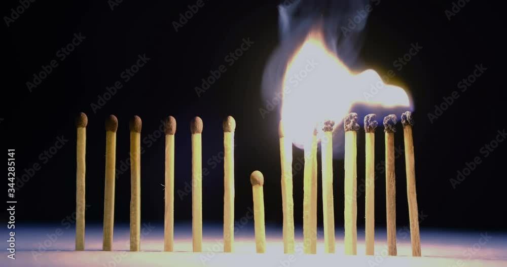 Social Distancing concept during Coronavirus Covid-19 pandemic outbreak. Keep the distance or stay at home warning using burnt out match sticks as a metaphor for containing corona virus Social Distancing concept during Coronavirus Covid-19 pandemic outbreak. Keep the distance or stay at home warning using burnt out match sticks as a metaphor for containing corona virus