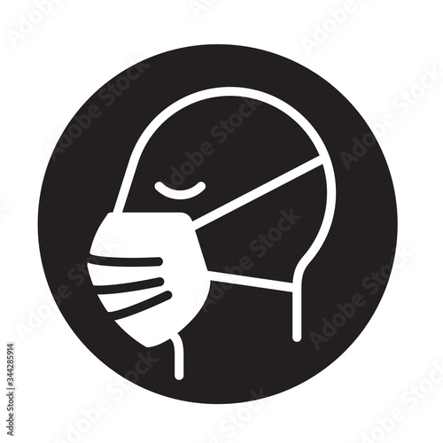Respiratory Protective Mask - Industrial Safety - Illustration