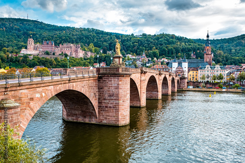 View of the old, beautiful city of Heidelberg