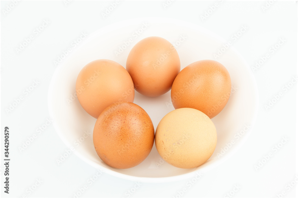 eggs isolated on white background eggs isolated on white background