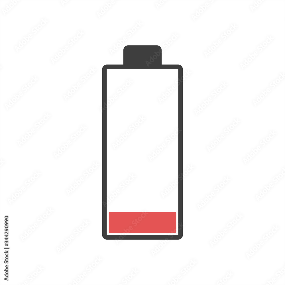 vector battery icon on a white background vector battery icon on a white background