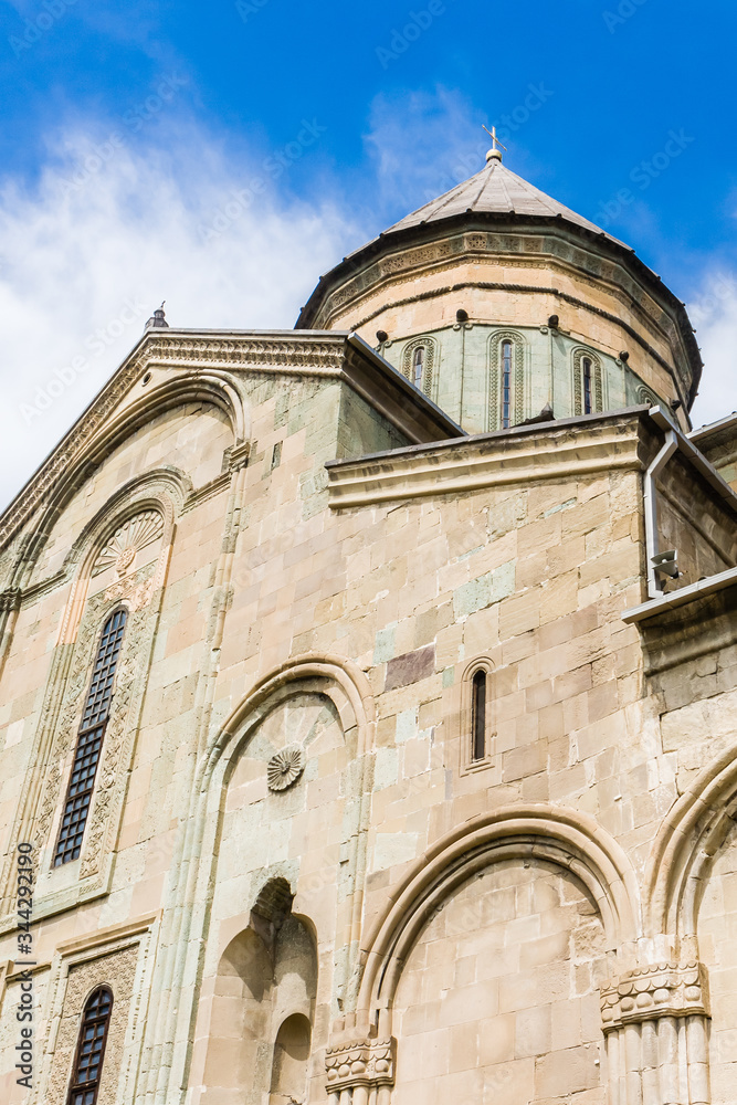 The Svetitskhoveli Cathedral, Eastern Orthodox cathedral in the historic town of Mtskheta, Georgia