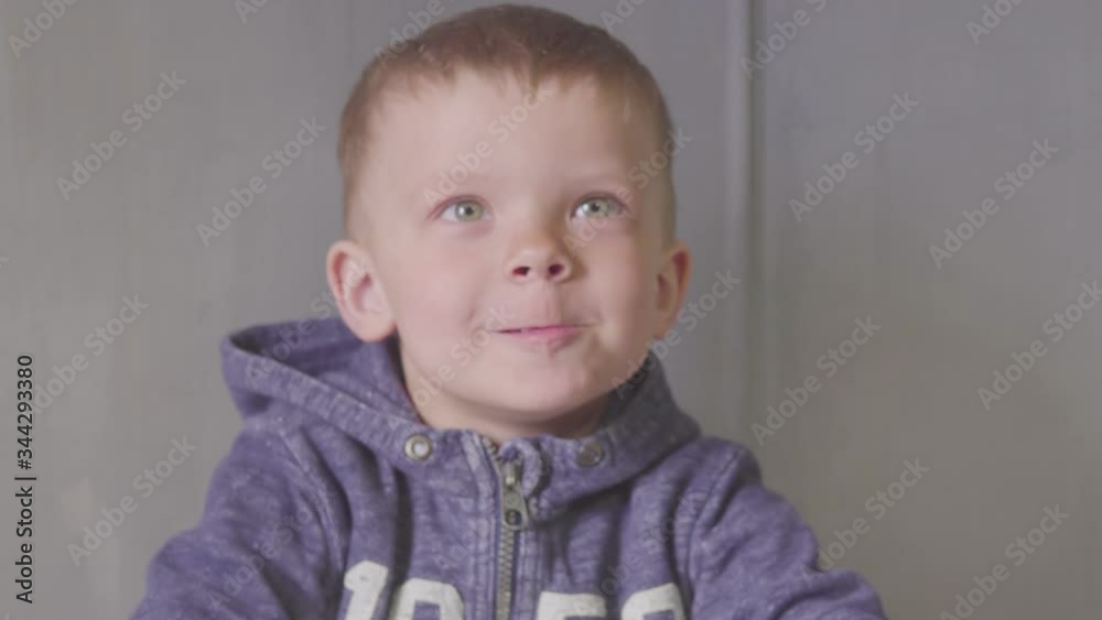 Portrait of happy joyful laughing little boy Portrait of happy joyful laughing little boy