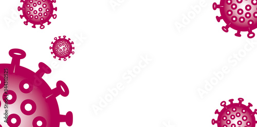 Coronavirus disease Covid-19 virus background