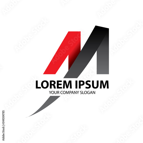 Free Download letter M logo design concept template for your company, industry purpose ready to use - GFXLoad