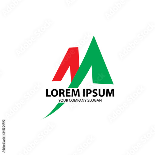 Free Download letter M logo design concept template for your company, industry purpose ready to use - GFXLoad