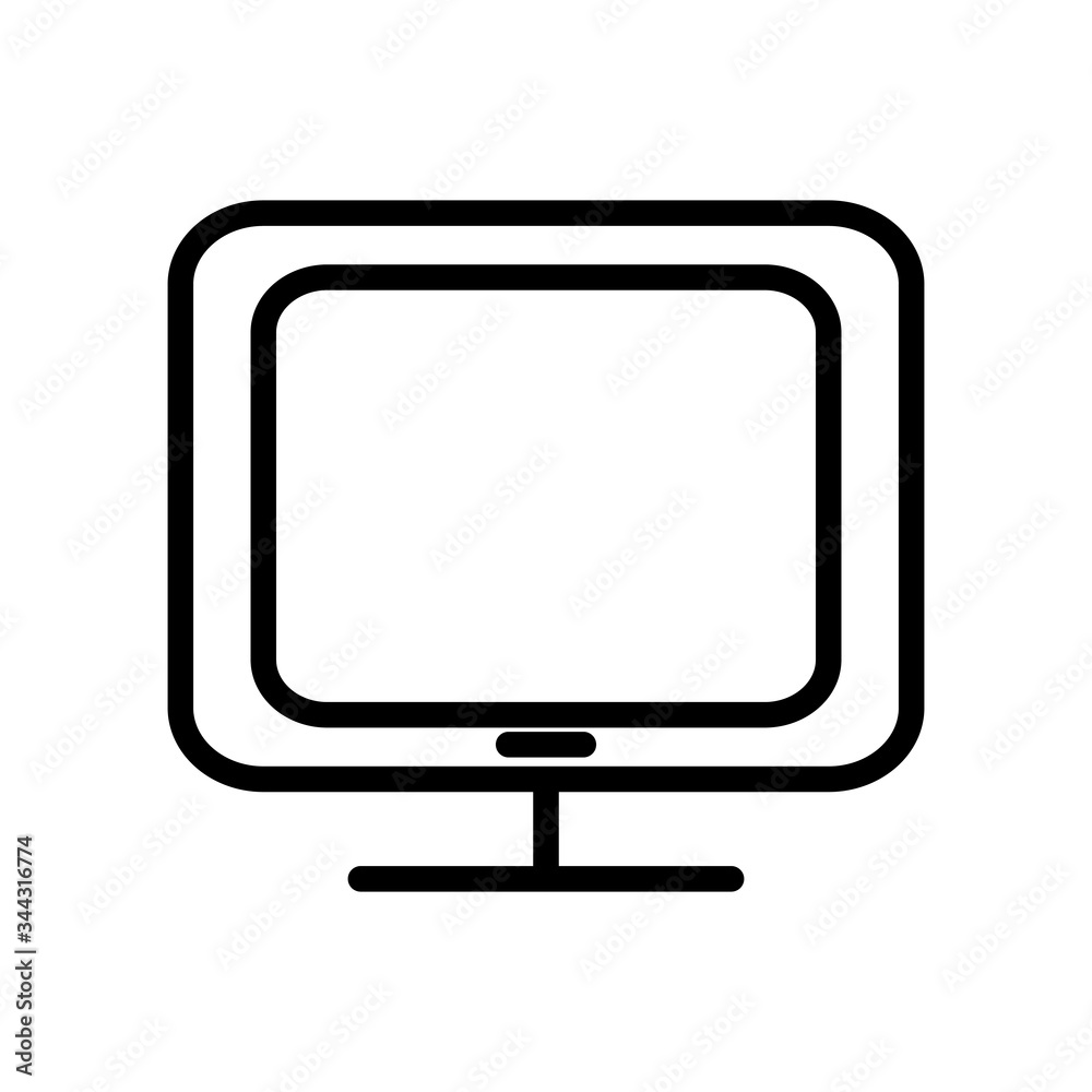 user interface concept, computer icon, line style user interface concept, computer icon, line style