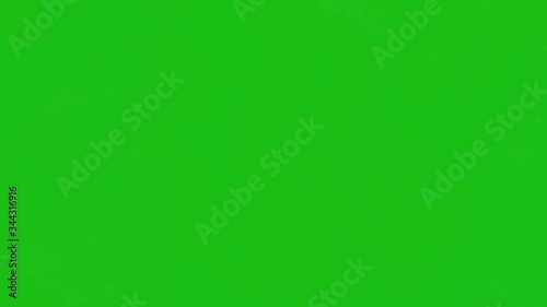 Animation Grunge Green Screen with brush stroke. Ink splash or abstract hand painted effect. Perfect for motion graphics, digital composition, masks, transitions, fades, mattes, reveals. UHD, 4K