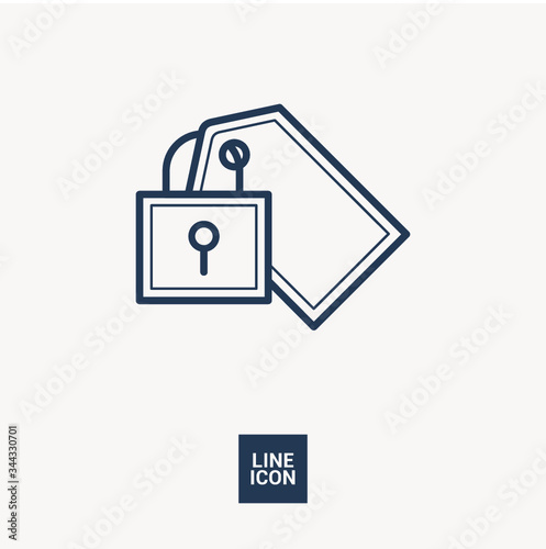 fixed bill isolated minimal icon. bill graph line vector icon for websites and mobile minimalistic flat design. 