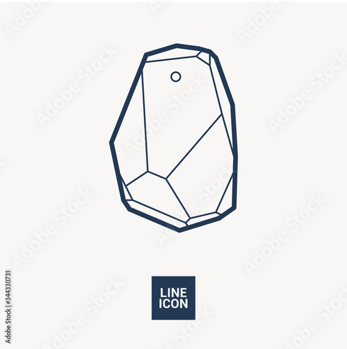 internet beacon isolated minimal icon. home radar graph line vector icon for websites and mobile minimalistic flat design. 