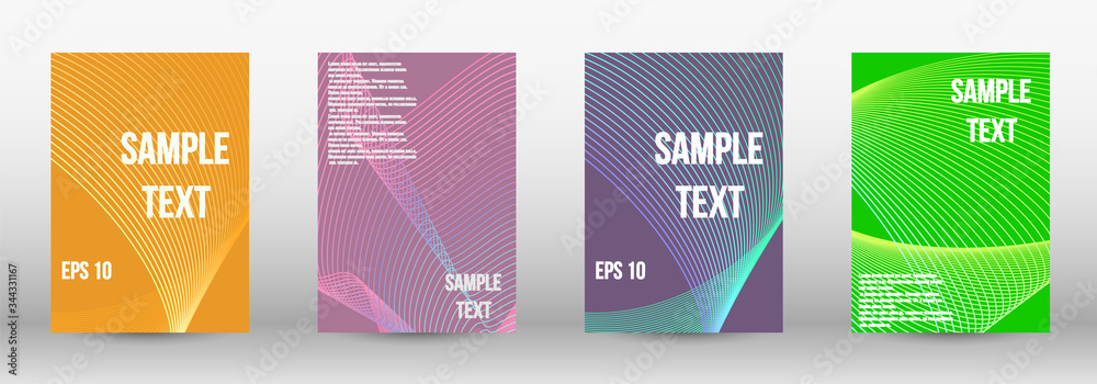 Geometric template with lines Geometric template with lines