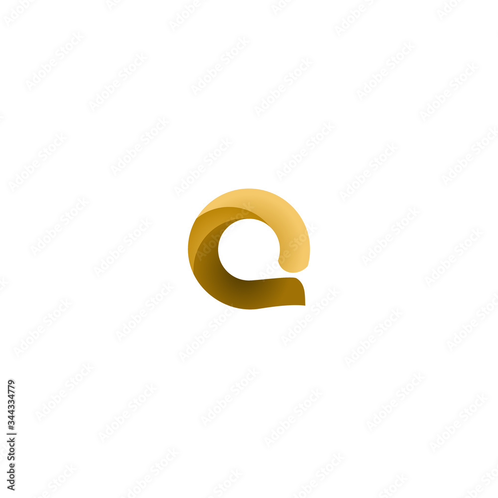 Vector abstract letter Q illustration 3d concept template vector logo Vector abstract letter Q illustration 3d concept template vector logo