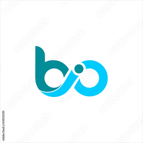 Vector Letter BIO concept logo design template illustration eps 10