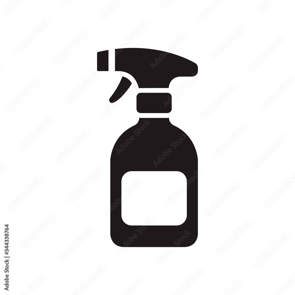 Cleaning spray bottle icon. Flat style design. Vector graphic illustration. Suitable for website design, logo, app, template, and ui. EPS 10. Cleaning spray bottle icon. Flat style design. Vector graphic illustration. Suitable for website design, logo, app, template, and ui. EPS 10.