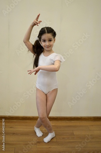 Gymnastics at home. © Svetlana