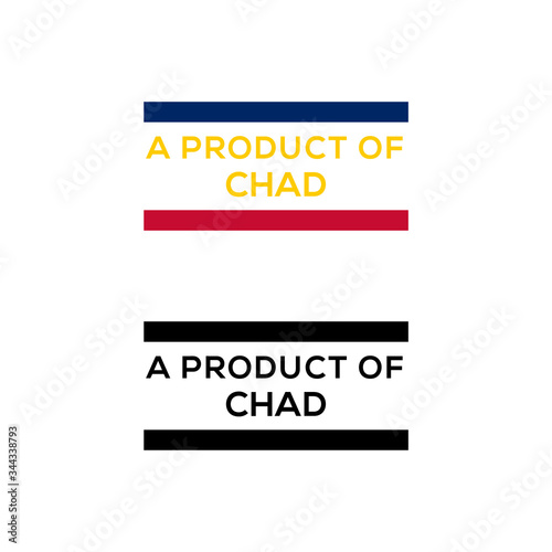 Free Download a product of Chad stamp or seal design vector download - GFXLoad