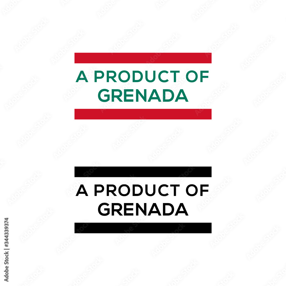 a product of Grenada stamp or seal design vector download a product of Grenada stamp or seal design vector download
