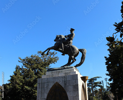 Samsun - Turkey. 19 May 2017. May 19 Ataturk s sculpture in Samsun. 19 May youth and sports holiday.