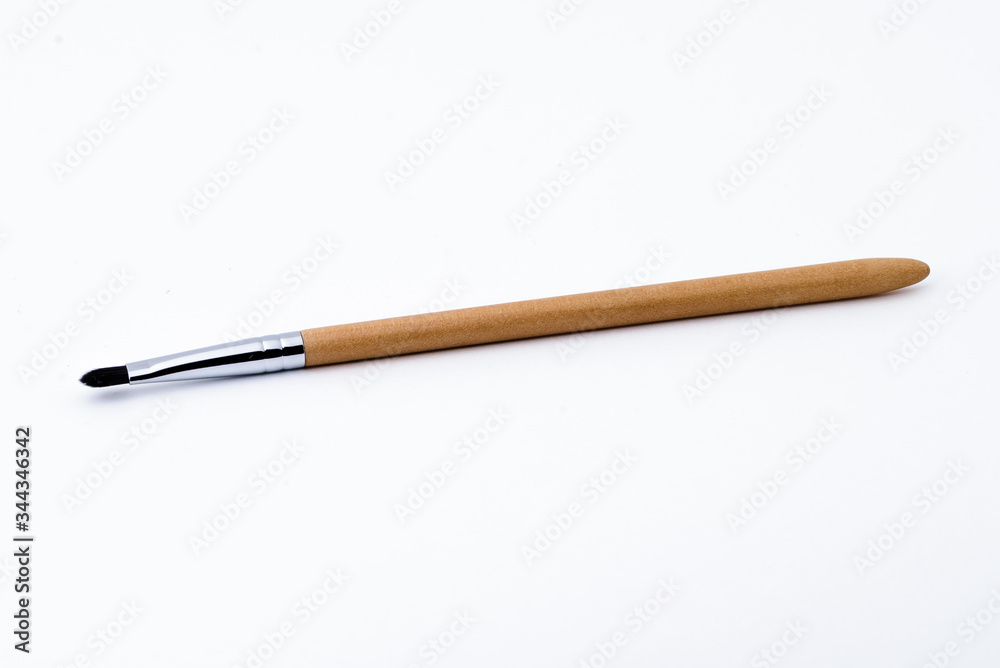 make up brush isolated on white make up brush isolated on white