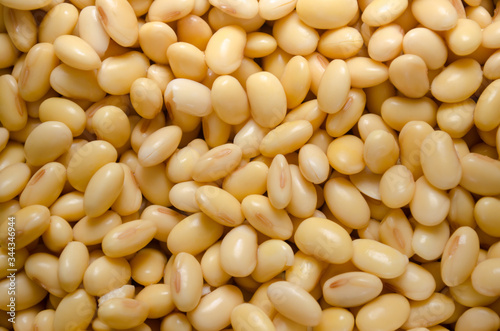 Boiled soybean background.