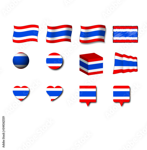 デザインタイ国旗 | Design Flag of Thailand