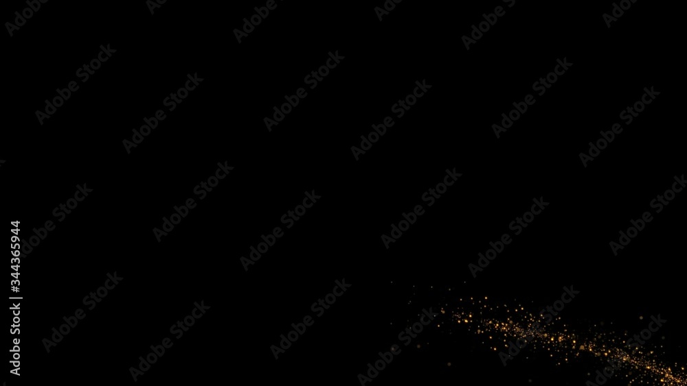 Fairy tale flight of golden dust particles. Shimmering bokeh background for festival like Christmas, Diwali etc... Fairy tale flight of golden dust particles. Shimmering bokeh background for festival like Christmas, Diwali etc...