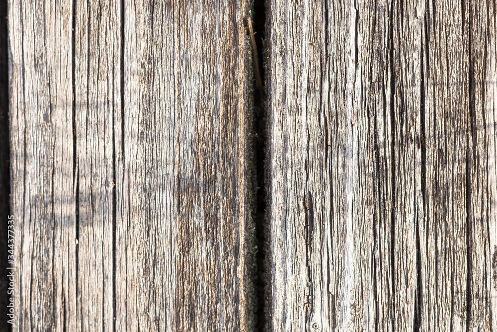 Fototapeta premium Old darkened boards for design.