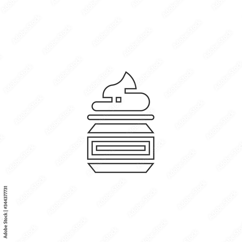 cream icon vector illustration design cream icon vector illustration design